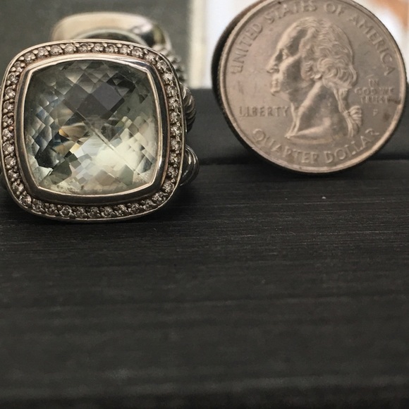 💥🌟DAVID YURMAN LARGE PRESIALITE /DIAMOND RING💥 - Picture 5 of 8
